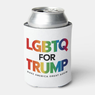 LGBTQ VOOR TRUMP HOMOSEKSUEEL LESBIEN VOOR TRUMP 2 BLIKJESKOELER