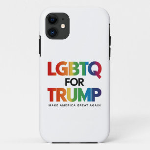 LGBTQ VOOR TRUMP HOMOSEKSUEEL LESBIEN VOOR TRUMP 2 iPhone 11 HOESJE