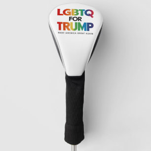LGBTQ VOOR TRUMP HOMOSEKSUEEL LESBIEN VOOR TRUMP 2 GOLFHEADCOVER