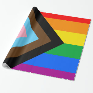 LGBTQ+ Voortgangspapier voor het verpakken Cadeaupapier
