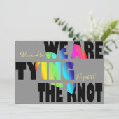 LGBTQ Weddenschap Save The Date (Staand voorkant)