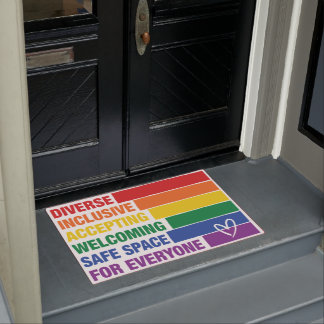 LGBTQ Welcome Mat - LGBT Doormat - Cute Doormat