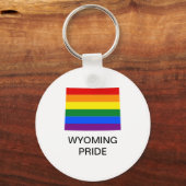 LGBTQ Wyoming Pride Sleutelhanger (Voorkant)