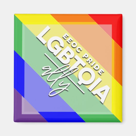 LGBTQIA Ally Magnet (Devant)