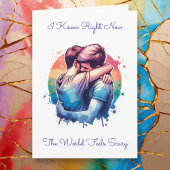 LGBTQIA+ | Ik weet dat de wereld eng voelt Kaart