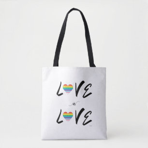 LGBTQIA LOVE is LOVE, Rainbow Flag Sac fourre-tout