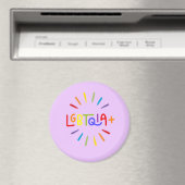 LGBTQIA+ Magnet de fierté (In Situ (Lave-vaisselle))