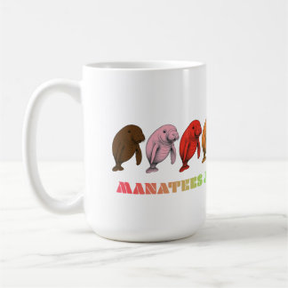 LGBTQIA+ Manatees willen gewoon een knuffel Koffiemok