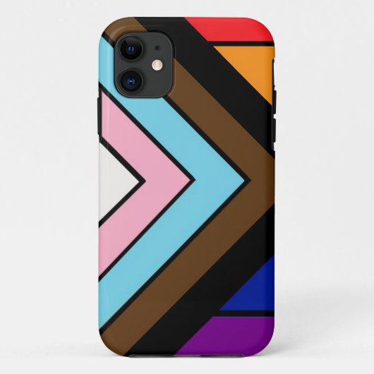 LGBTQIA+ Pride Flag Case-Mate iPhone Case (Achterkant)