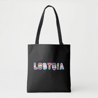 LGBTQIA Pride Flag LGBT Asexual Bi Pansexual Tran Draagtas