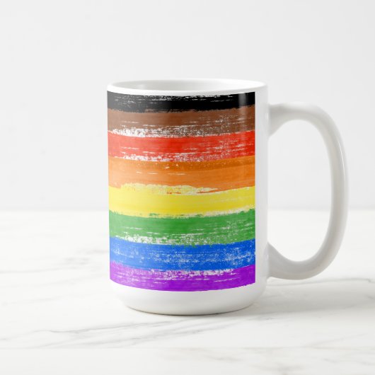LGBTQIA+ Pride Paint Koffiemok (Rechts)