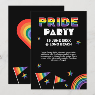  LGBTQIA+ Pride Party Kaart