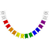 LGBTQIA Pride Rainbow Color Block Vlaggetjes (Alle)