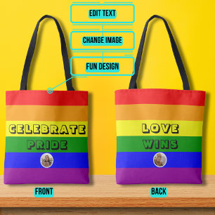 LGBTQIA+ Pride Regenboogvlag Draagtas