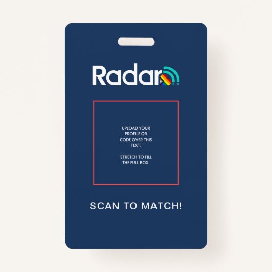 LGBTQIA+ - RadarQR-badge Badge (Voorkant)