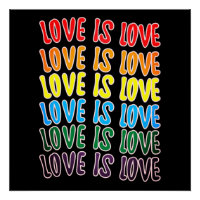 LgbtqLove is Liefde Typografie