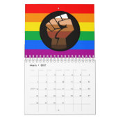 LGBTQPOC Pride Button keramische kerstbal Kalender (Mar 2027)