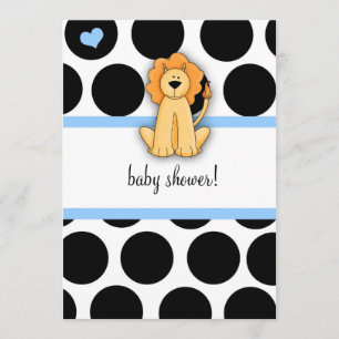 LGC Baby shower van gedopte lion door Polka Kaart