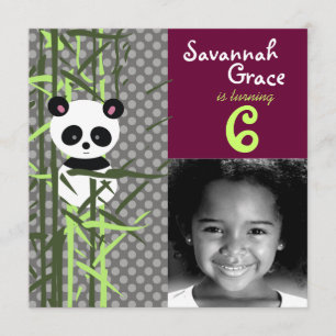 LGC Panda Peek A Boo Invitation