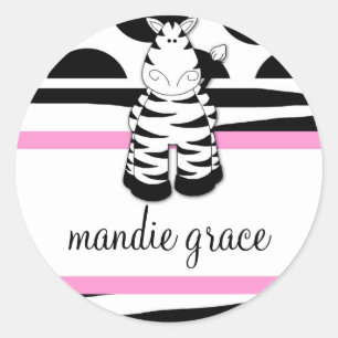 LGC   Sticker en zèbre pointillé Polka