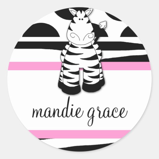 LGC | Sticker en zèbre pointillé Polka (Devant)