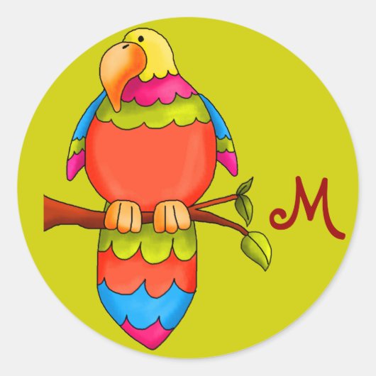 LGC Tropical Parrot-dise Sticker (Voorkant)