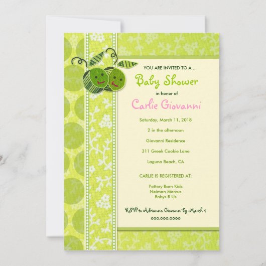 LGC | Twee erwten in een uitnodiging tot het indie (Achterkant)