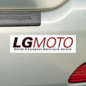 LGmoto-Bumpersticker Bumpersticker (Op auto)