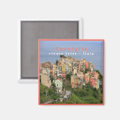 LGR001 CORNIGLIA - Cinque Terre - Fridge Magnet (Recto/Verso)