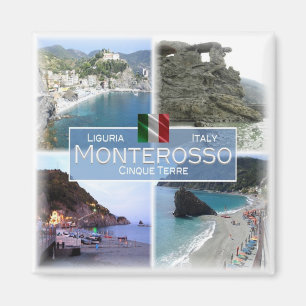 LGR059 MONTEROSSO - Mozaïek - Italië - Fridge Magneet