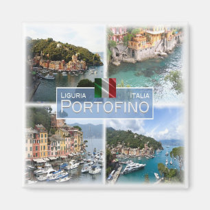 LGR062 - PORTOFINO - Mozaïek - Italië - Fridge Magneet