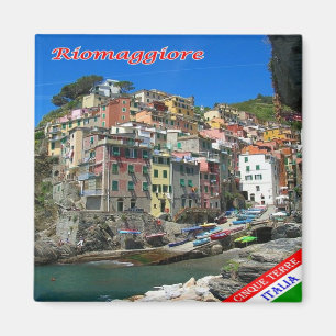 LGR134 RIOMAGGIORE, Cinque Terre, Italië, Koelkast Magneet
