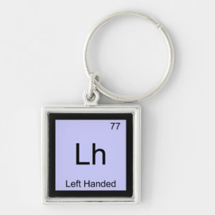 Lh - Linkerhandmatige scheikunde, periodiek tabels Sleutelhanger