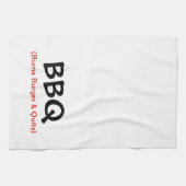 L'hamburger de brûlures et stoppe la serviette de (Horizontal)