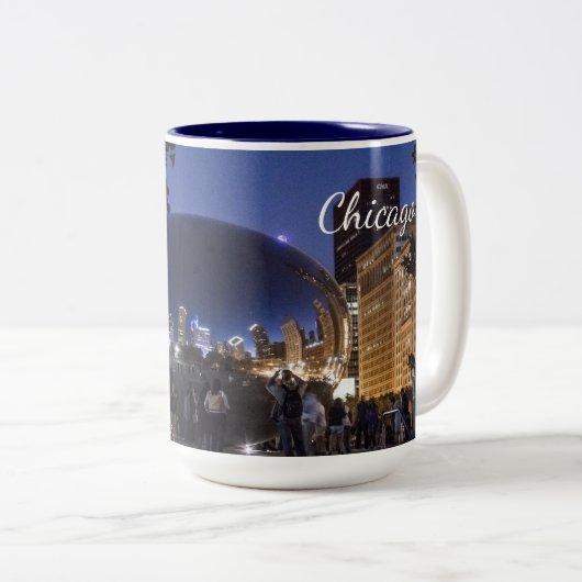 L'haricot - tasse de photo de Chicago (Devant droit)