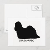 Lhasa Apso Briefkaart (Voorkant / Achterkant)