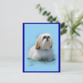 Lhasa Apso Briefkaart (Staand voorkant)