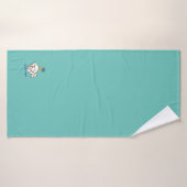 Lhasa apso bubu et petit poulet guagua (Serviette de bain)
