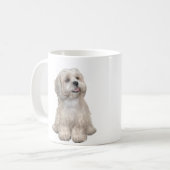 Lhasa Apso (C) - Licht goud Koffiemok (Voorkant links)