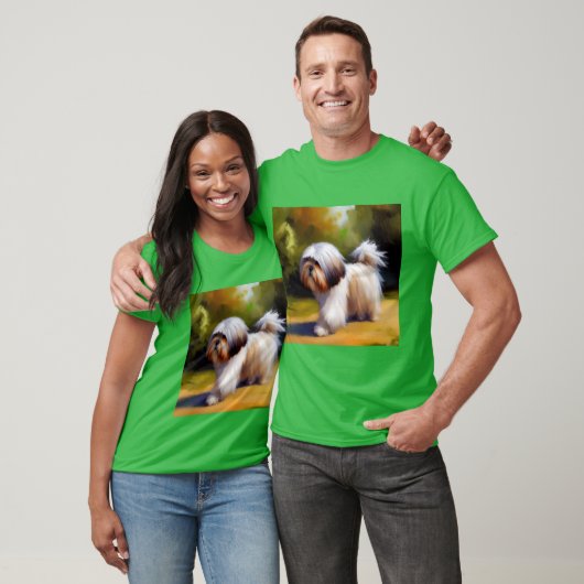 Lhasa Apso Dog T-shirt (Unisex)