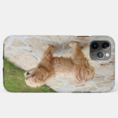 Lhasa Apso in een tuin Case-Mate iPhone Case (Achterkant (horizontaal))