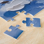 Lhasa Apso Kerstboot Vakantie Legpuzzel (Zijkant)