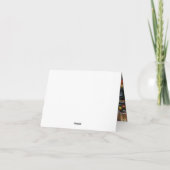 Lhasa Apso kerstfeest  Kaart (Achterkant)