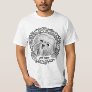 Lhasa Apso Liefdevolle herinnering T-shirt