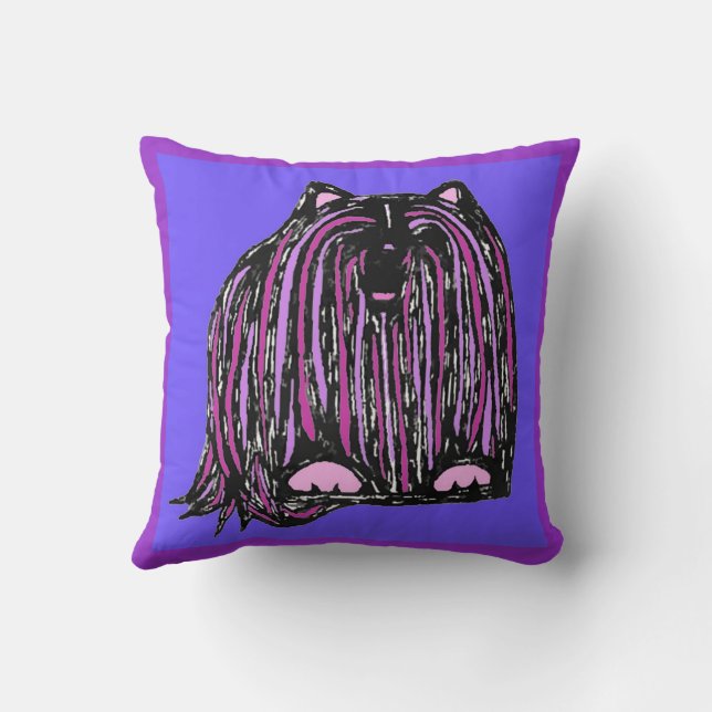 lhasa apso & lion coussin (Verso)