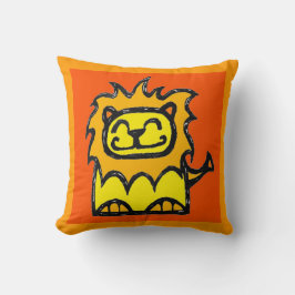 Lhasa Apso & Lion Pillow Kussen