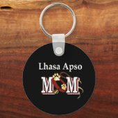 Lhasa Apso mam Gifts Sleutelhanger (Voorkant)