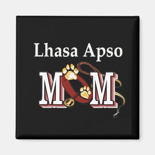 lhasa apso maman Magnet (Devant)