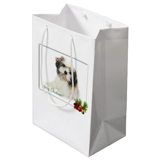 Lhasa Apso Medium Cadeauzakje (Achterkant Gekanteld)