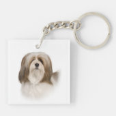 Lhasa Apso Mom Sleutelhanger (Achterkant)